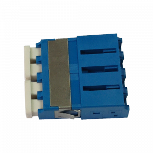 Адаптер оптический LANMASTER LC, со шторкой, корпус SC, квадро